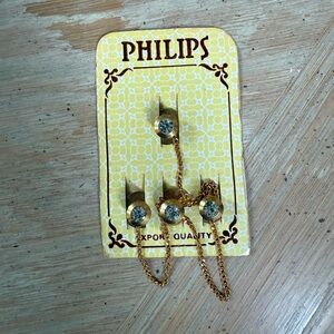 Philips Gold and Silver Men's Jewelry Set